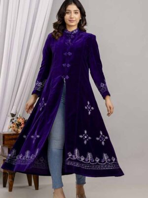 Jordash Jacket. Long Velvet (Various Colour & Sizes)