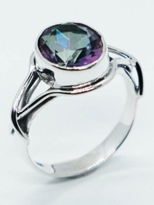 Silver Ring Mystic Quartz