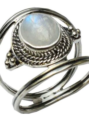 Silver Ring Rainbow Cab