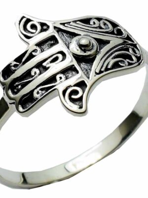 Silver Ring Fatima Hand