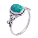 Silver Ring Turquoise Stone