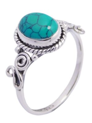Silver Ring Turquoise Stone