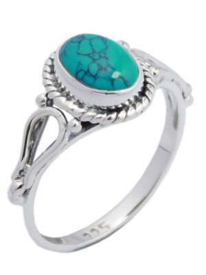 Silver Ring Turquoise Stone
