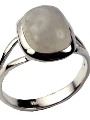 Silver Ring Square Rainbow