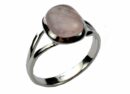 Silver Ring With Square Stone