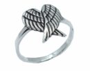 Silver Ring Angel Wings