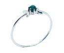Silver Ring Triplemoon Turquoise