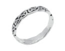 Silver Ring Celtic Band Thin