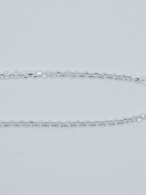 Silver Chain Belcher Rolo (Various Sizes)