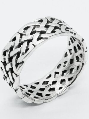 Silver Ring Celtic Band 10mm