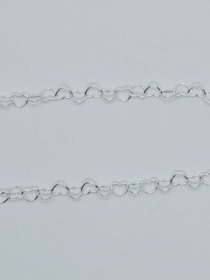 Silver Chain Heart (Various Sizes)