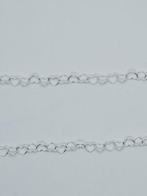 Silver Chain Heart (Various Sizes)