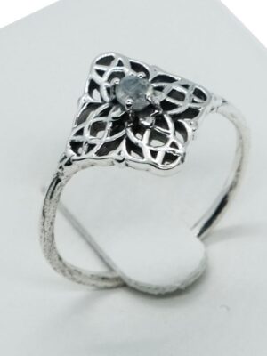 Silver Ring Filigree Rainbow
