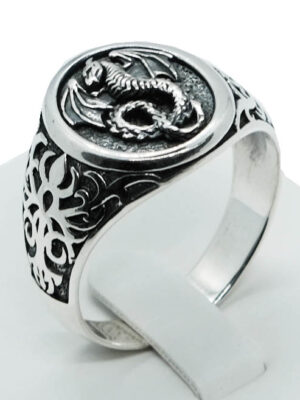 Silver Ring Dragon