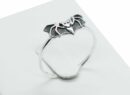 Silver Ring Bat Thin Band
