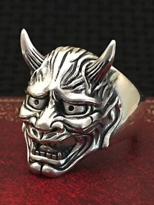 Ring Oni Mask Demon Head