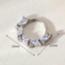 Earring With Zircon Stones