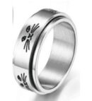 Ring Cat Design 8mm