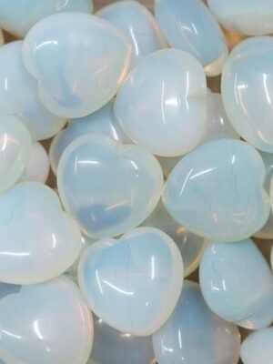 Stone Heart Opalite 30X30X15mm
