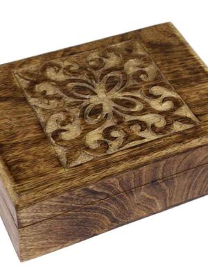 Box Wooden Floral Design