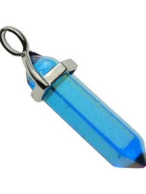 Pendant Fixed Wand Blue Aura