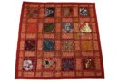 Cushion Cover Patchwork Red