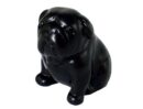 Dog Pug Resin set of 2