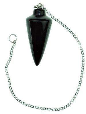 Pendulum Black Obsidian Cone