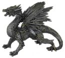 Sword Dragon With Wings Silver