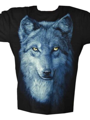 T-Shirt Blue Wolf (Various Sizes)