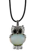 Necklace Owl Opalite