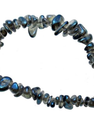 Bracelet Rounded Chip Blue Aura