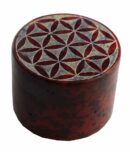 Soapstone Round Box 2" Set Of 2