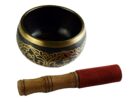 Singing Bowl Buddha 10.5cm With Garland Cushion Stick