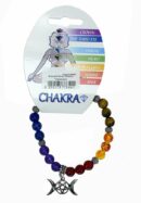 Bracelet 8mm Chakra Triple Moon