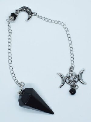 Pendulum Triple Moon Obsidian