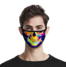 Mask Skull Smiling Colourful 2PCS