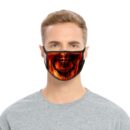Mask Halloween Red Skull 2PCS