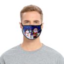 Mask Xmas Santa and Snowman 2PCS