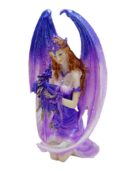 Fairy Holding Dragon Purple