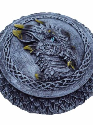 Box Dragon Head Round Black