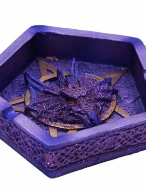 Incense Holder Dragon Purple