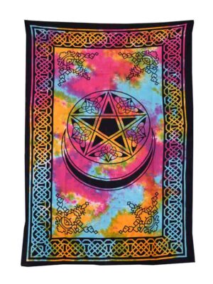 Bedspread Single Moon Pentagram