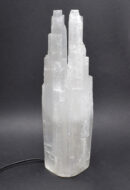 Selenite Lamp Twin Mount 40cm