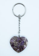 Keyring Orgone Heart Amethyst