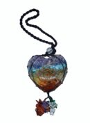 Hanging Orgone Heart 7 Chakra