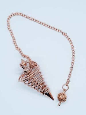Pendulum Spiral Cone Rose Gold