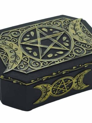 Box Triple Moon Black and Gold