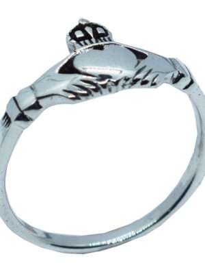 Silver Ring Claddagh Plain