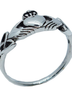 Silver Ring Claddagh Plain